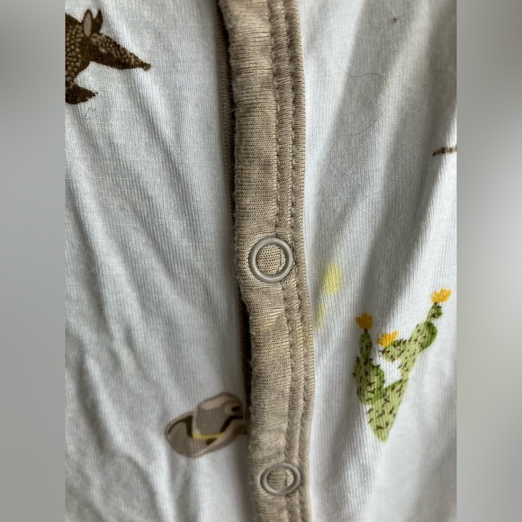 Kyte baby bamboo sleeveless snap sleeper romper 12-18 months - Picture 2 of 4